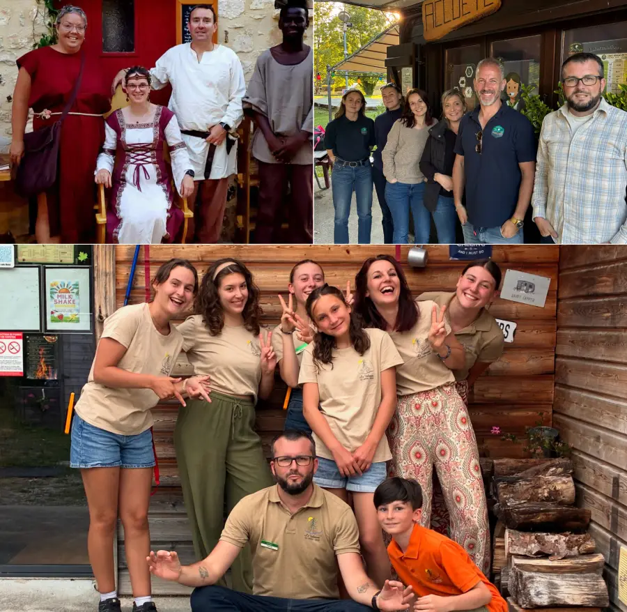 équipe de Sphère Camping Village